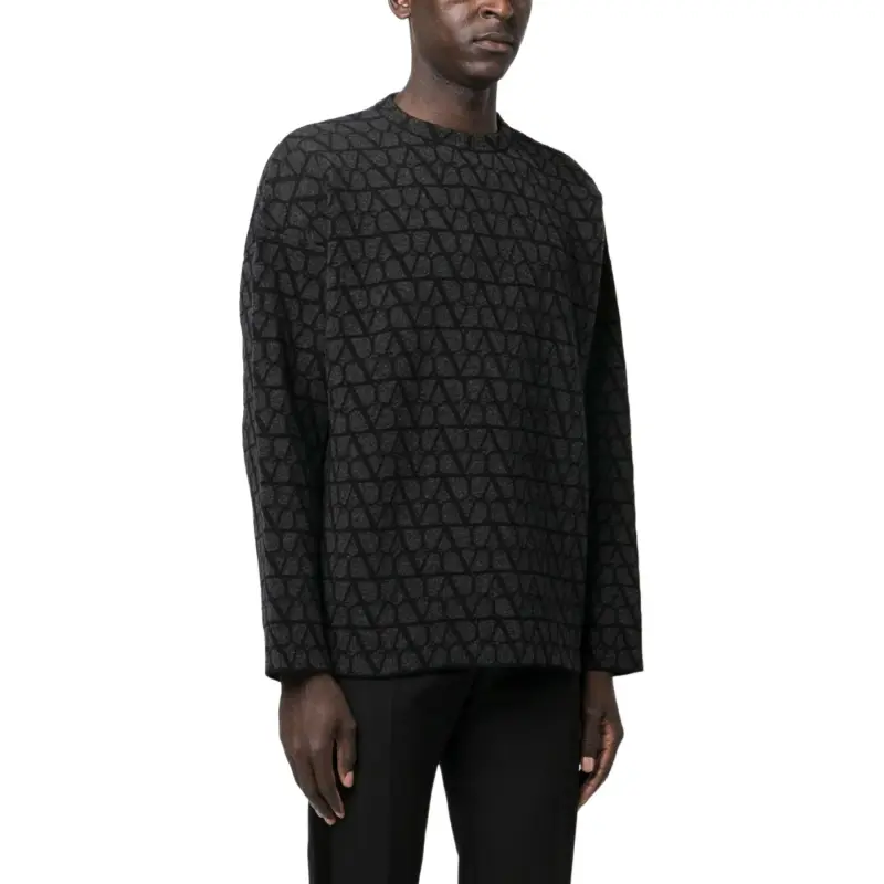 Valentino SS23 Sweater Men's Black-4