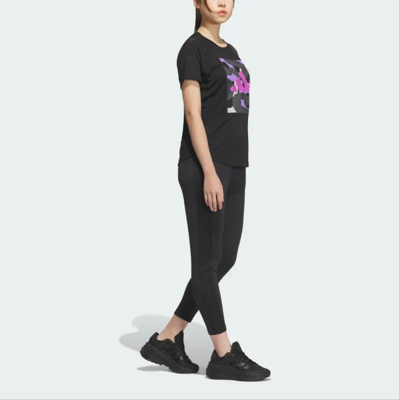 Adidas AEROREADY SS25 Knitted Sweatpants Women's Black-3
