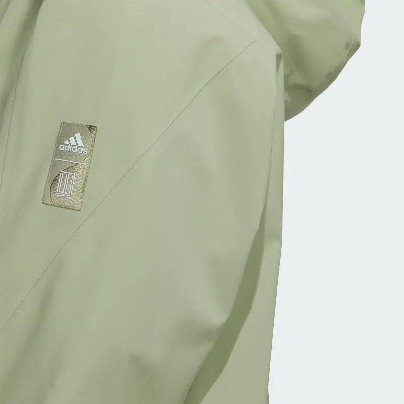 Adidas Wuji Series Waterproof, Windproof, And Breathable Windbreaker Jacket Men's Tent Green-4