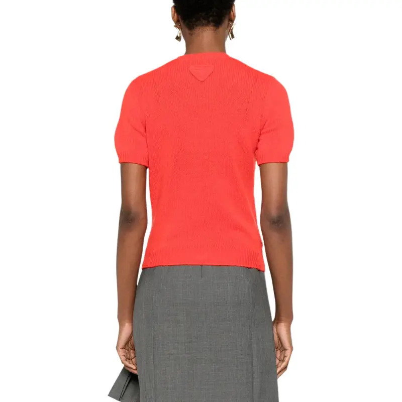 PRADA Ribbed Knitted Crewneck Jumper-3