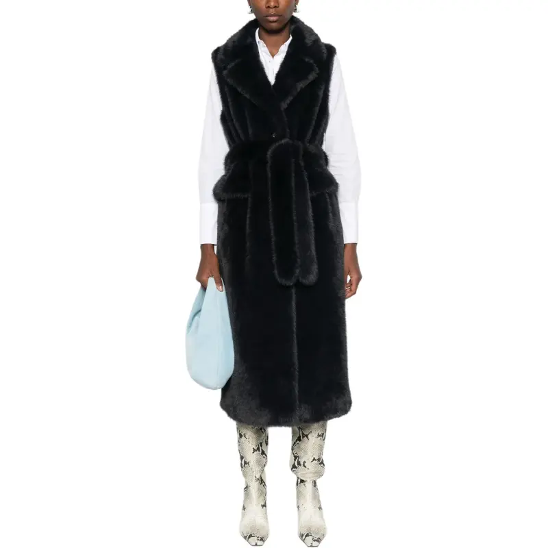 PAROSH Coats Women's Dark Gray-1