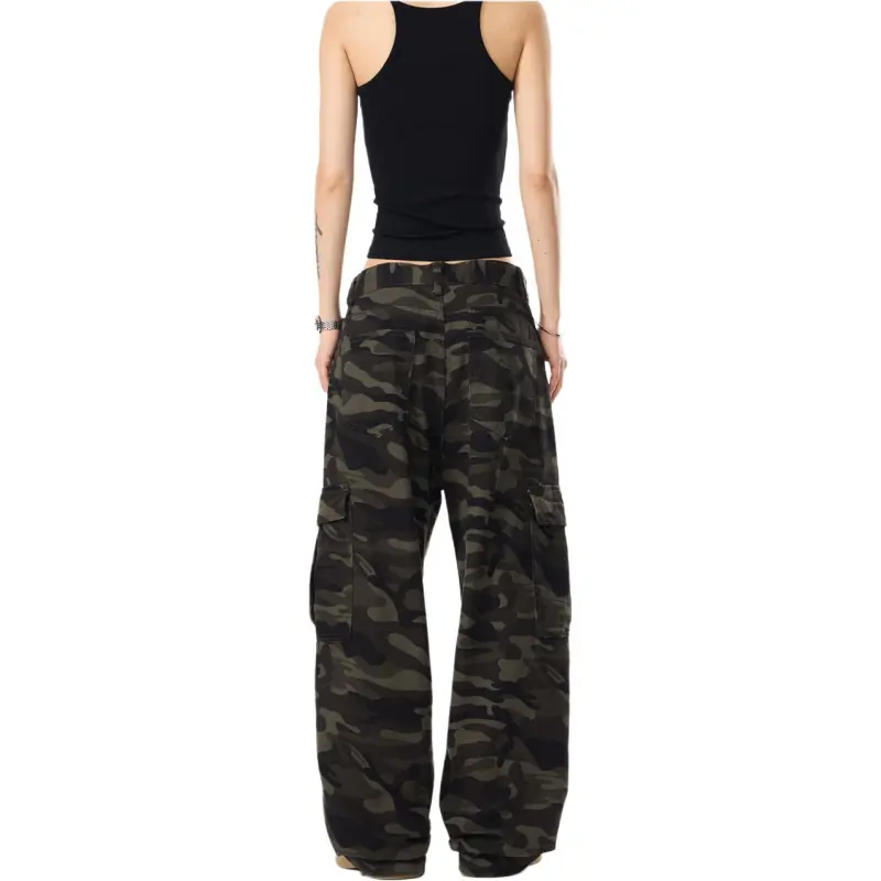 Concubine Zhu Jeans Unisex Camouflage-5