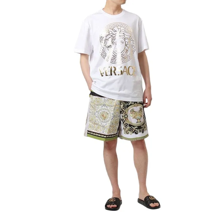 VERSACE Swimming Shorts Men Gold-2