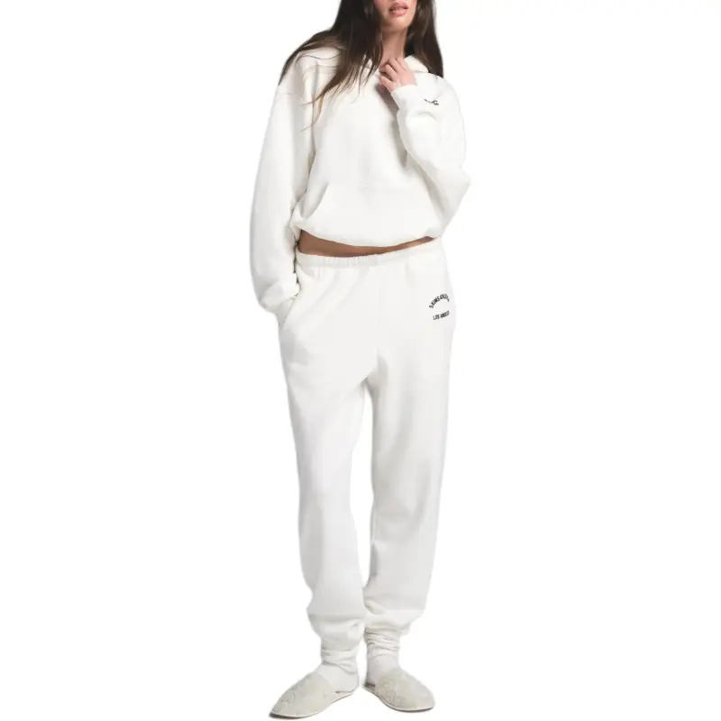 SKIMS Valentine's Day Collection SS25 COTTON FLEECE CLASSIC JOGGER Casual Pants Women's MARBLE GRAPHIC/Marble Pattern-2