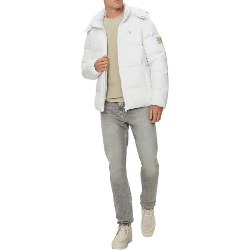 CALVIN KLEIN Jackets & Coats Men's White-2