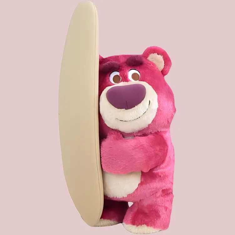SEGA Toy Story Lotso Surfing Lotso Purple Compatible For Above 3 Years Old Audience Dolls Plush Doll 28cm High-2
