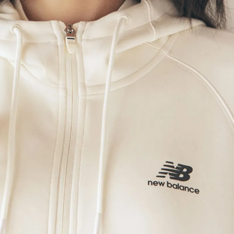 New Balance Jackets Women's Ivory White-4