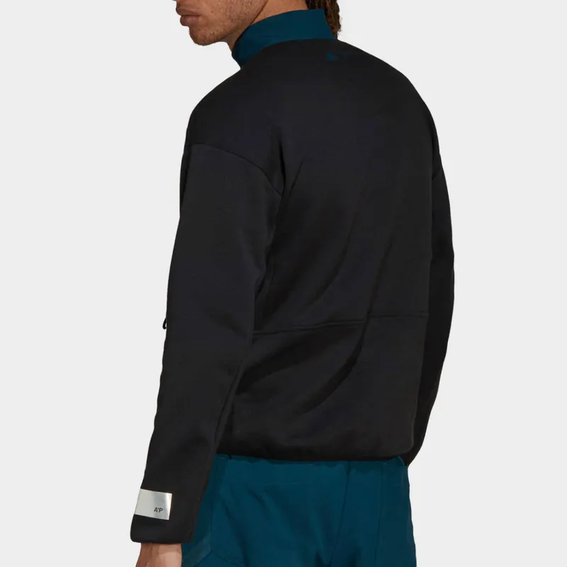 Adidas Terre Sweatshirt Men's Black/Gray Teal-3