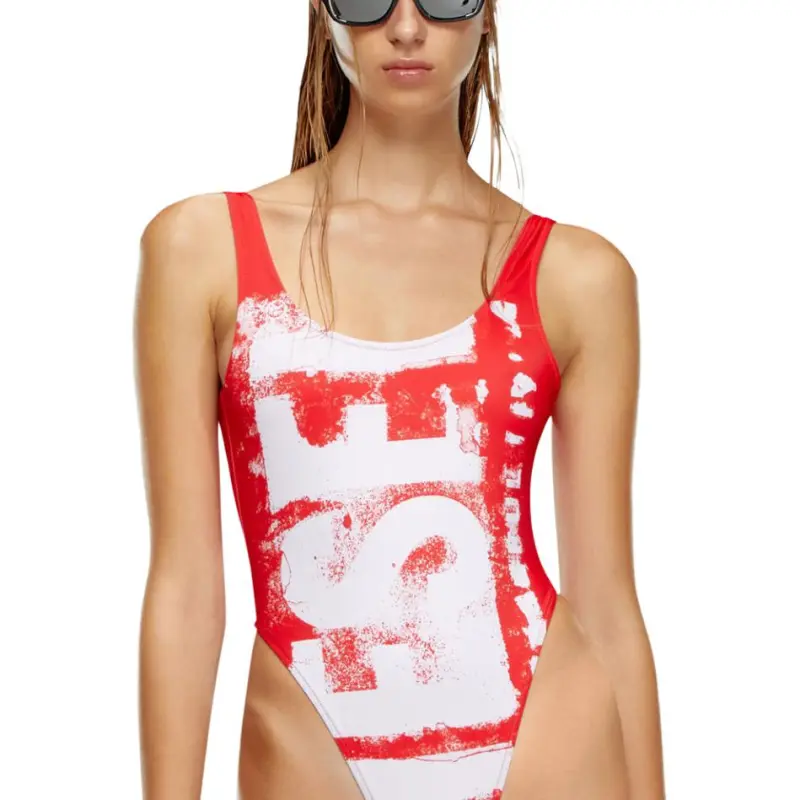 DIESEL One piece Swimsuit Women's Red-4