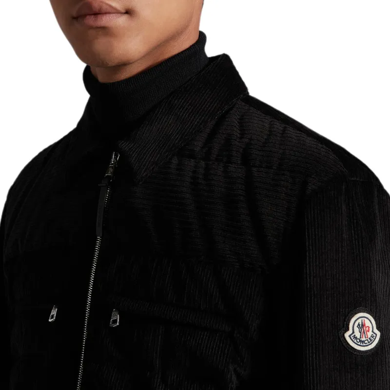 Moncler Corduroy Padded Bomber Jacket-4