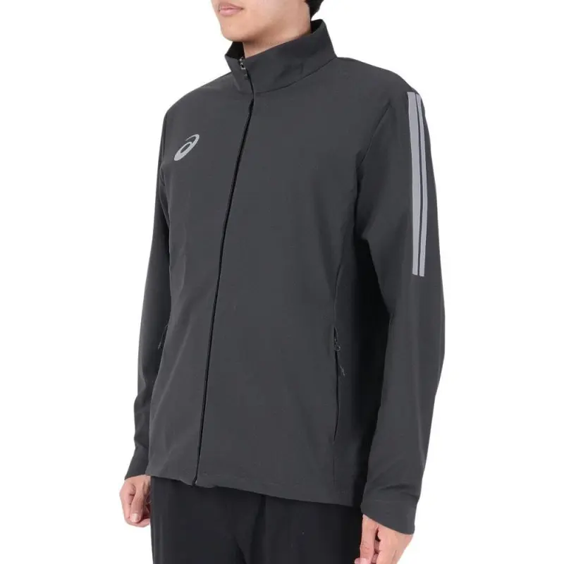 Asics Jackets & Coats Men's Charcoal Gray-1