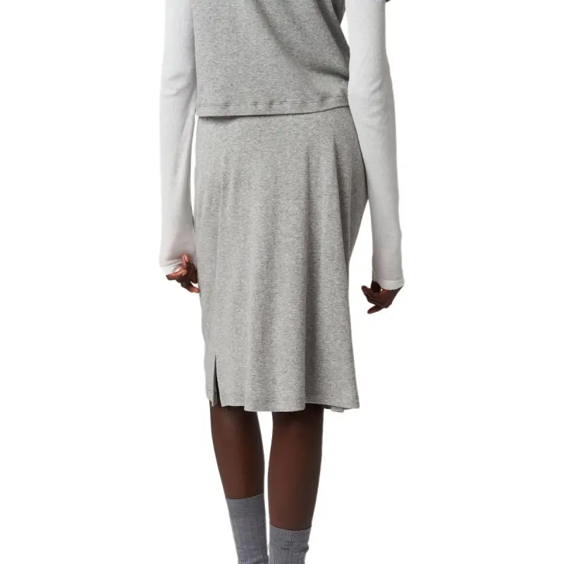 MIU MIU Ribbed Jersey Skirt-2