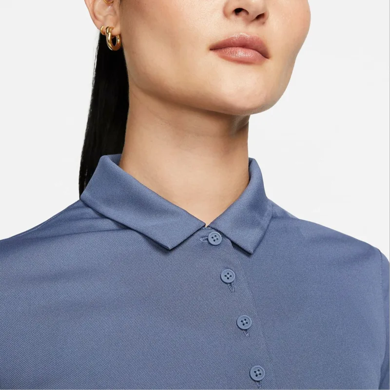 Nike Polo Shirts Women's Diffused Blue-3