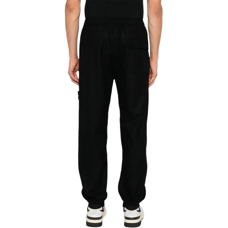 STONE ISLAND Compass Patch Tapered Leg Sweatpants-4