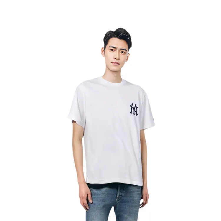 New Era T Shirts Men White-2