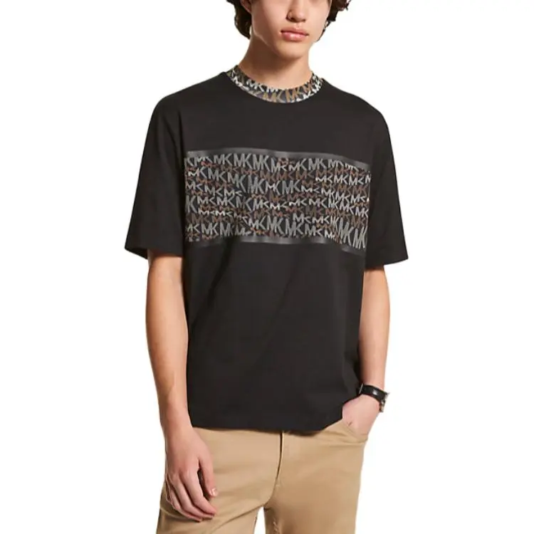 MICHAEL KORS T-Shirts Men Black-2