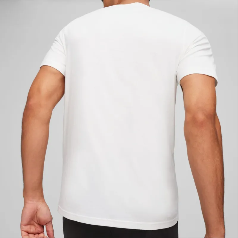 PUMA T Shirts Men White-3