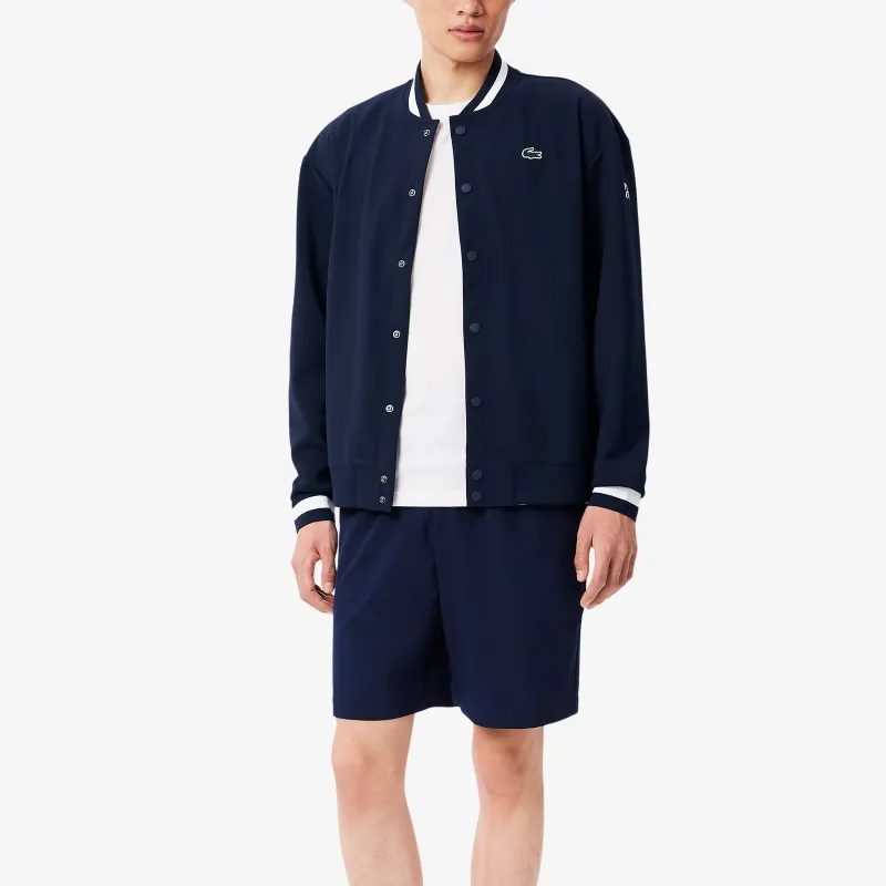 LACOSTE Embroidered logo Bomber Jacket-4