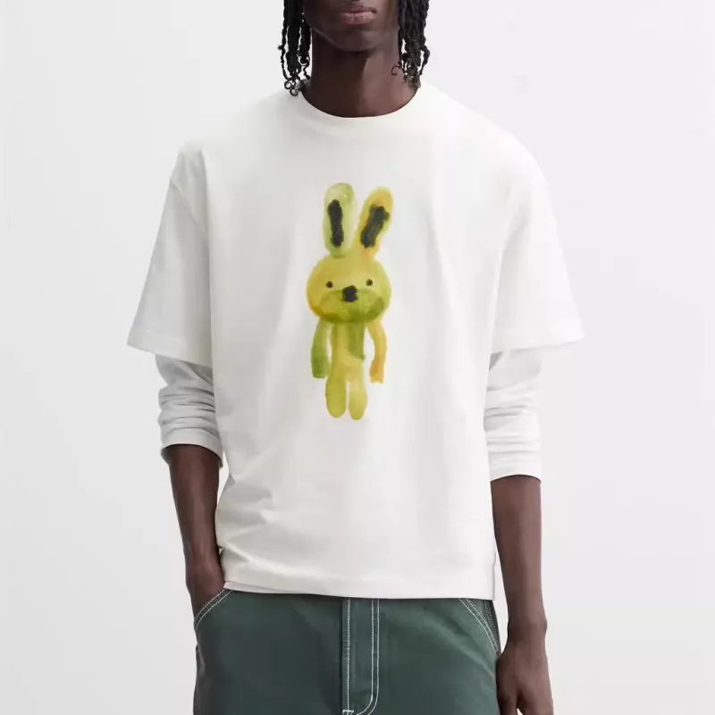 ZARA T-Shirt Men's Frosted White-5