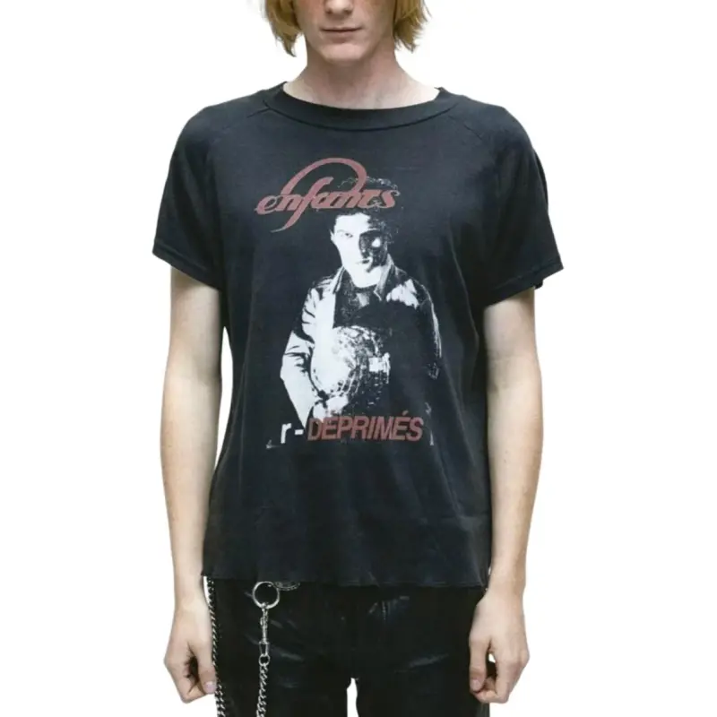 ENFANTS RICHES DEPRIMES Berlin Disco Mockneck T-Shirt-2
