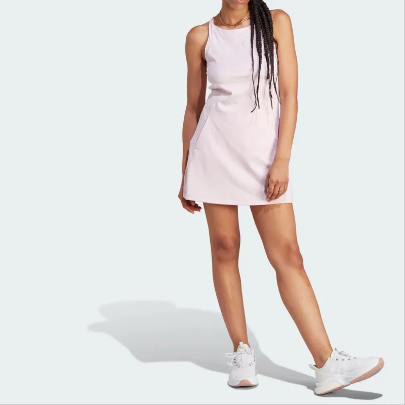 Adidas Sleeveless Dresses Women's Pink-1