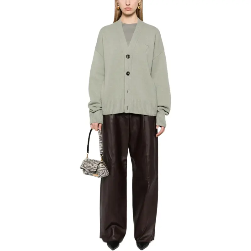 AMIPARIS Paris Ami De Coeur Buttton Up Cardigan-1