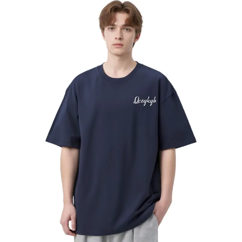 YK&YB T Shirts Unisex Dark Blue-5