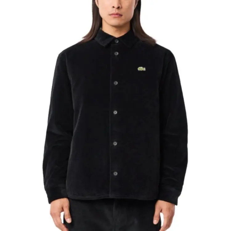 LACOSTE Shirts Men Black-1