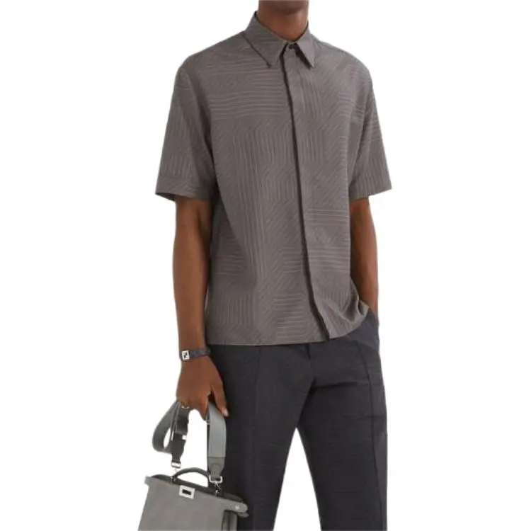 FENDI Short sleeve Silk Shirt-3