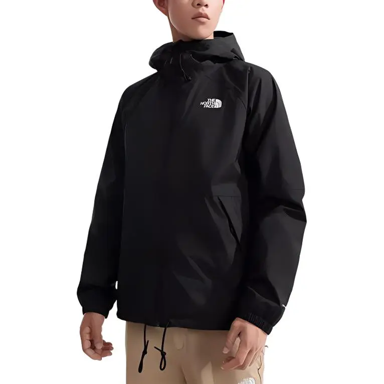 THE NORTH FACE Antora Hiking Water Resistant Windproof Wear Resistant Windbreaker Jacket Men's Cosmic Black-2