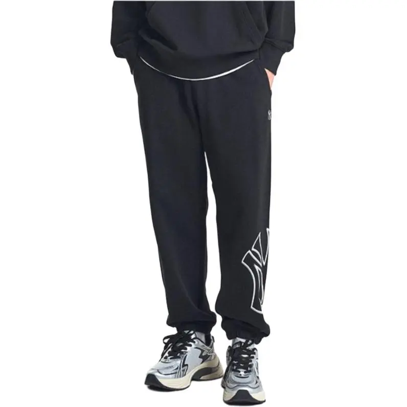 MLB Basic Mega New York Yankees Casual Pants Unisex Charcoal Gray-2