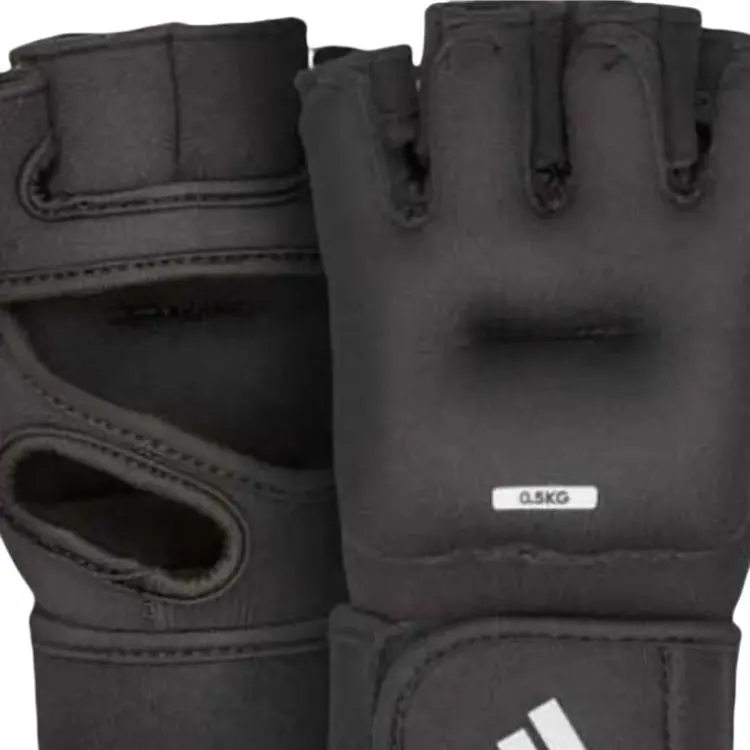 Adidas Weightlifting Belts / Gym Gloves Wear-Resistant Compression Black Adults-4