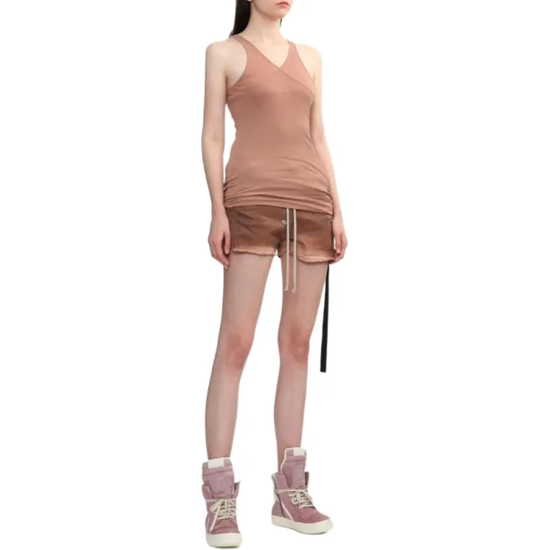 RICK OWENS Gabe Boxers Denim Shorts-2