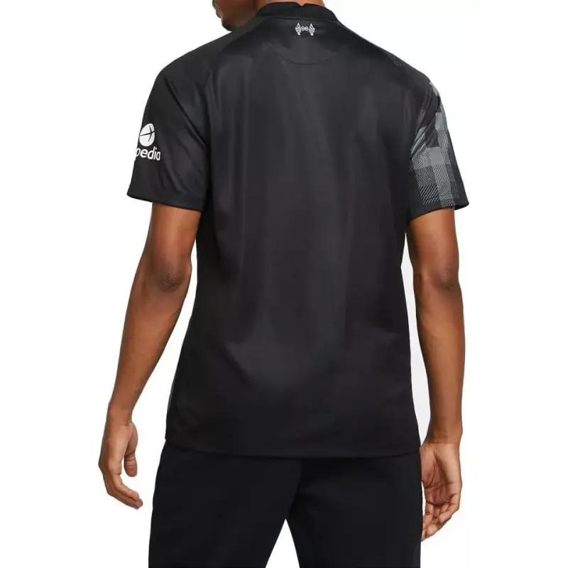 Nike Soccer Jerseys Men Black Gray Color-3