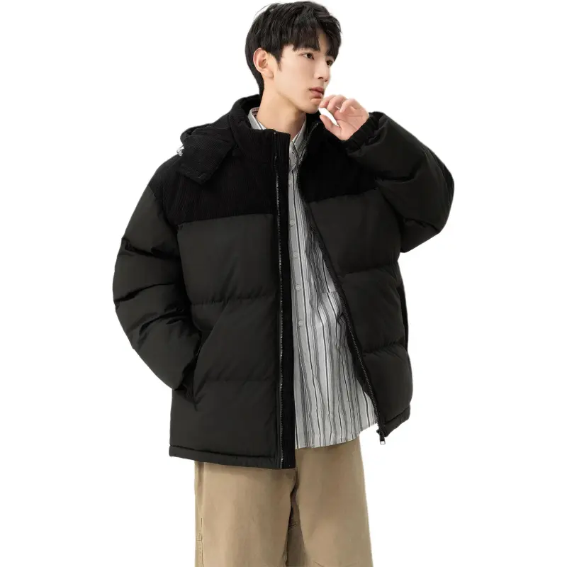 TONYKRZ Puffer Jacket Unisex Black-3