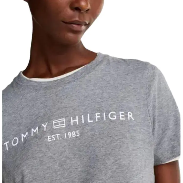 Tommy Hilfiger Logo Crew neck T shirt-4