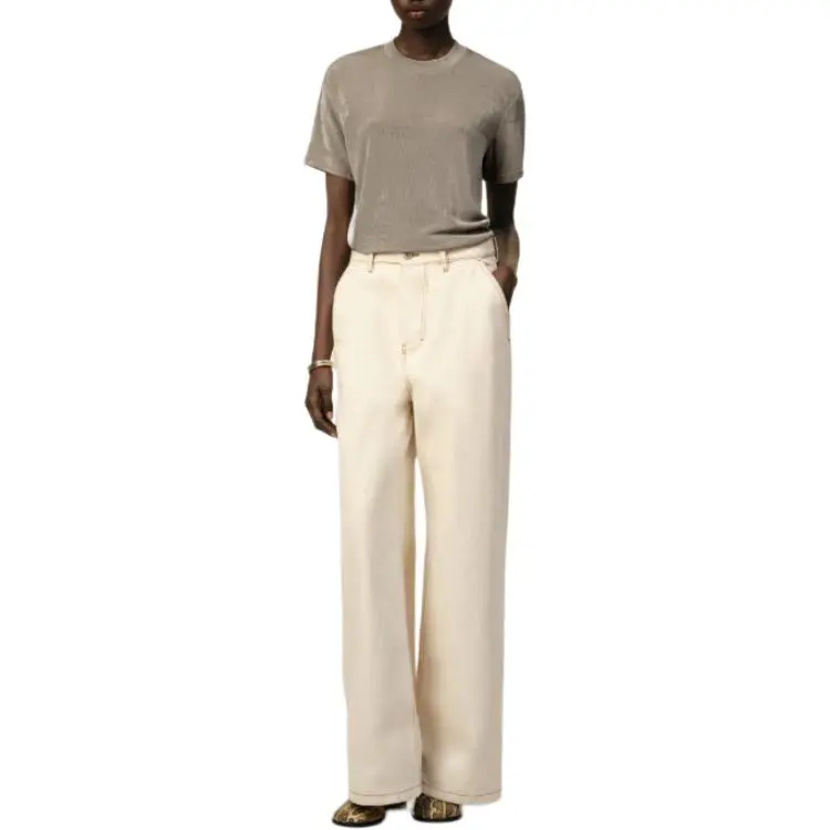 AMIPARIS Paris Rib Jersey Short Sleeve T Shirt-1