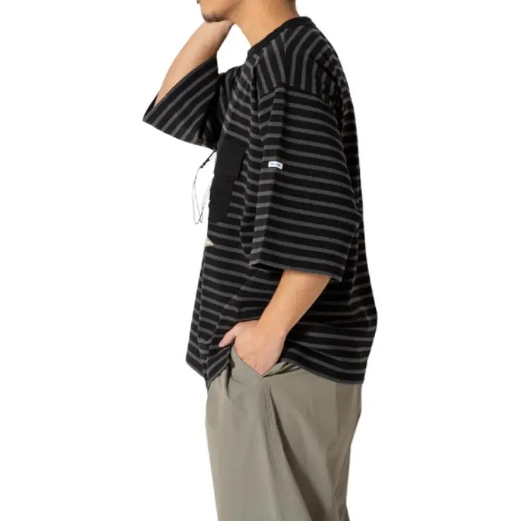 And Wander Striped T shirt-3