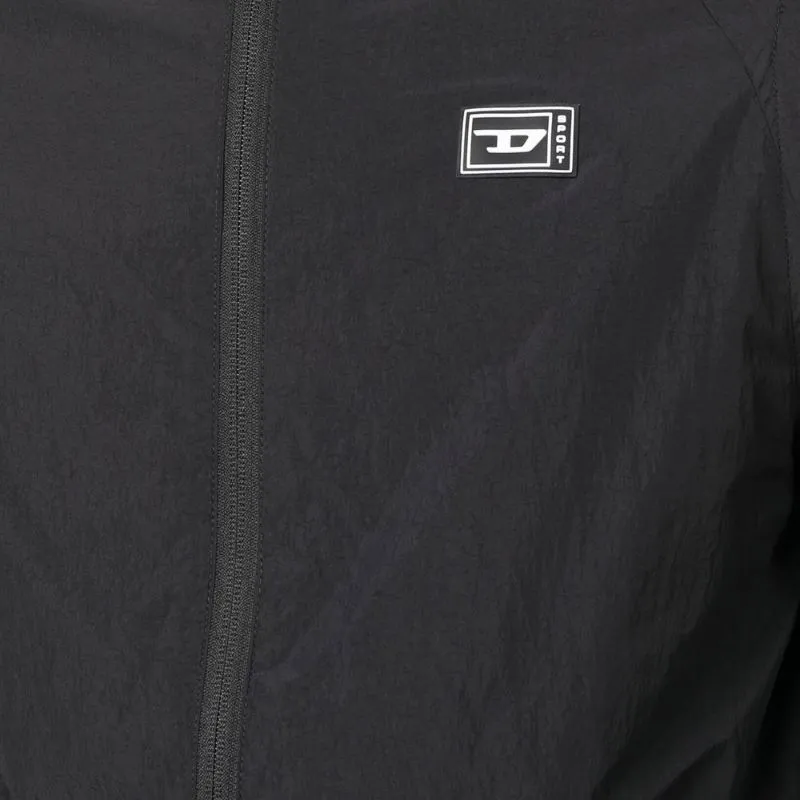DIESEL Logo patch Detail Hooded Jacket-4
