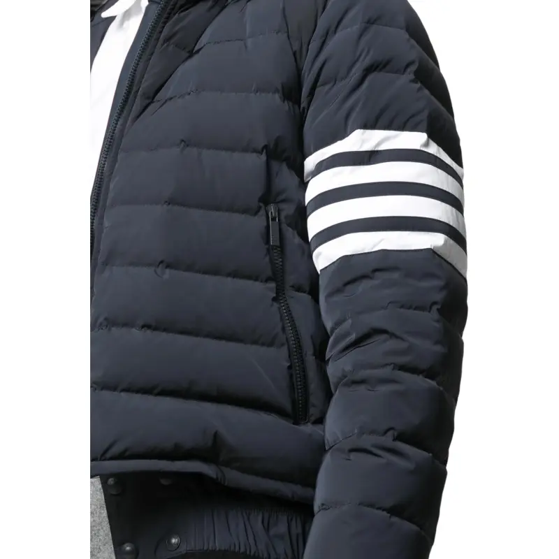 THOM BROWNE 4 Bar Padded Jacket-3