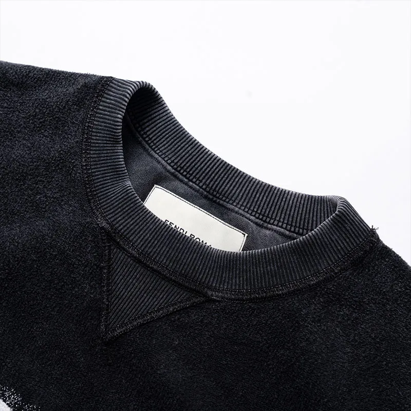 FENDI SS23 Sweatshirt Women's Black-4