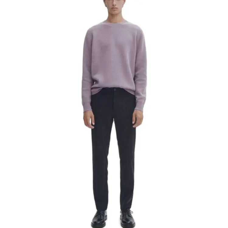 Massimo Dutti Cashmere Sweaters Men Light Purple-2