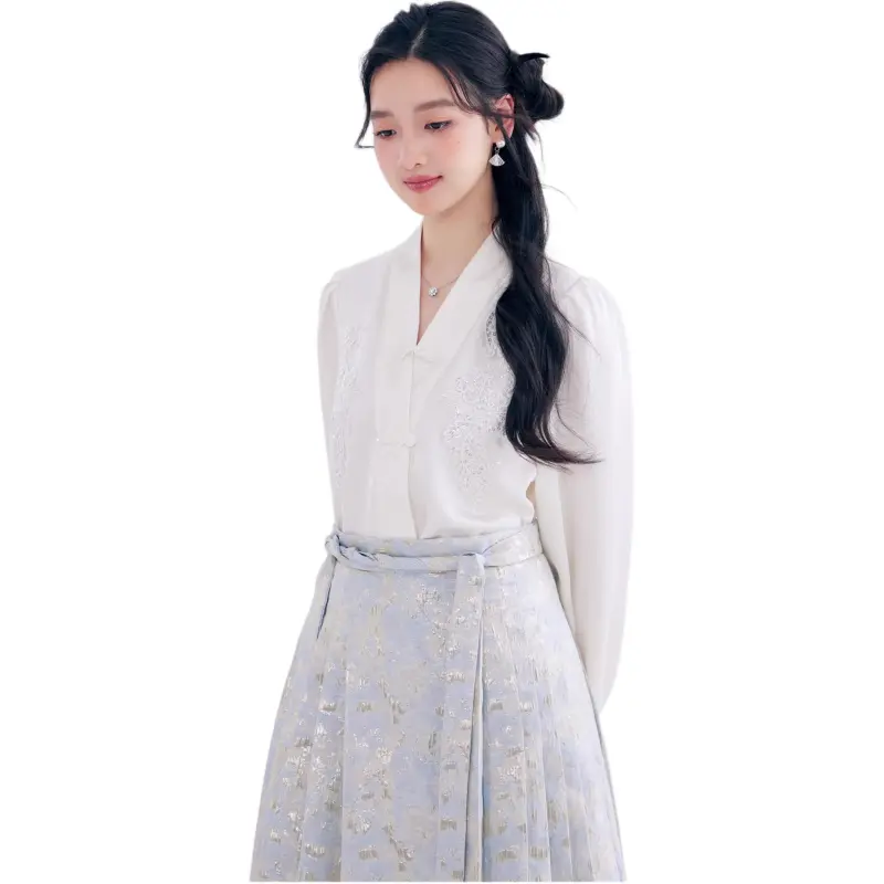 DEAR DEER PUFF Casual Long Skirts Women's Mamianqun-2