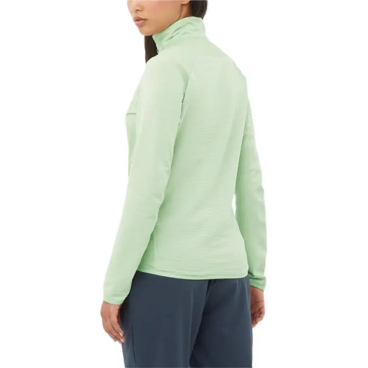 SALOMON Sntial LIGHTWARM HYBRID Jacket Women's Green-3