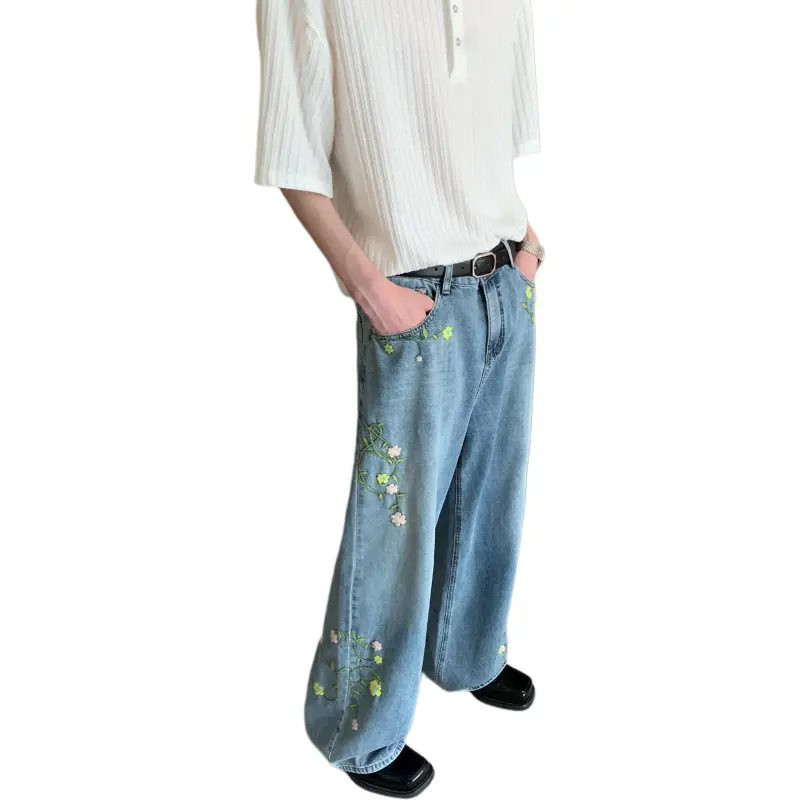 CUIBUJU Jeans Unisex Blue-3