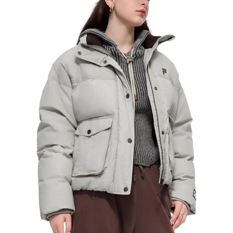 FILA FUSION FILA FUSION X Down Jacket Women's Turbulent Gray-4
