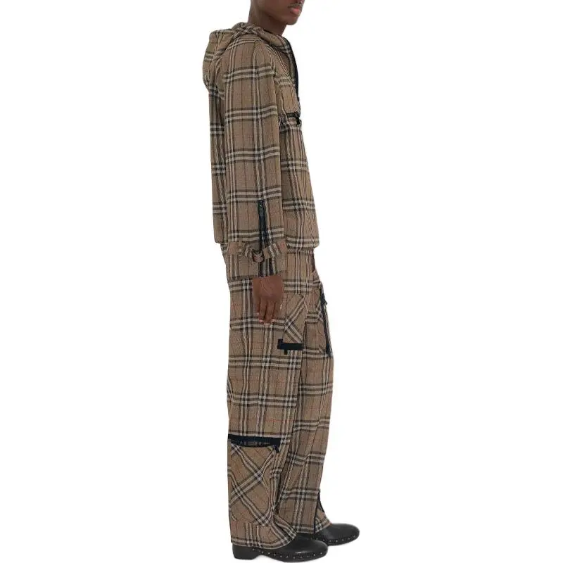 Burberry Check Cargo Trousers-3