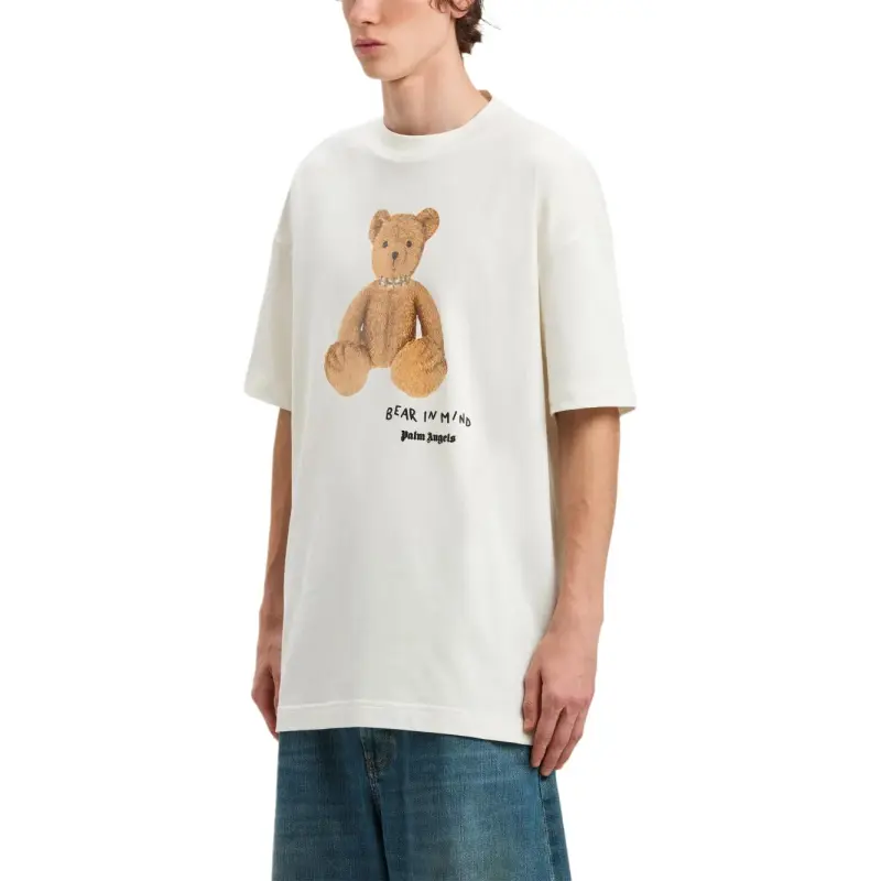 PALM ANGELS Bear In Mind T Shirt-2