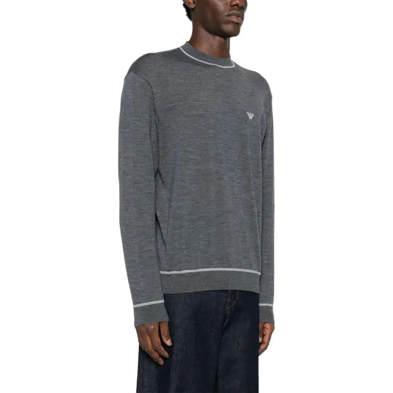 EMPORIO ARMANI Marl knit Sweater-4