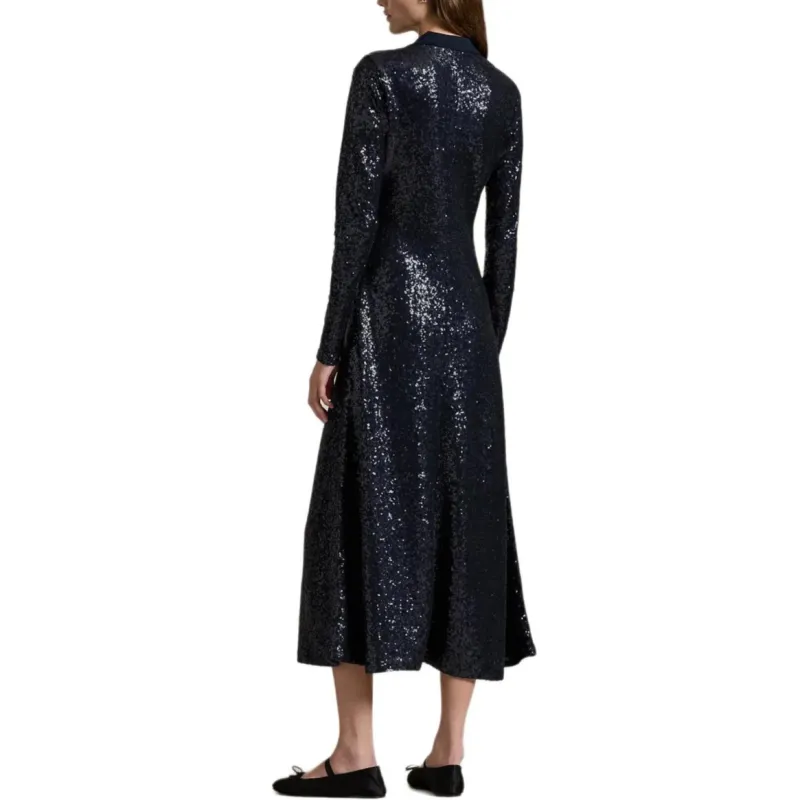 Polo Ralph Lauren Sequined Stretch Dress-3